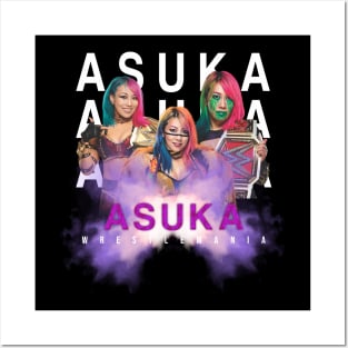 WOMEN WRESTLE ASUKA Posters and Art